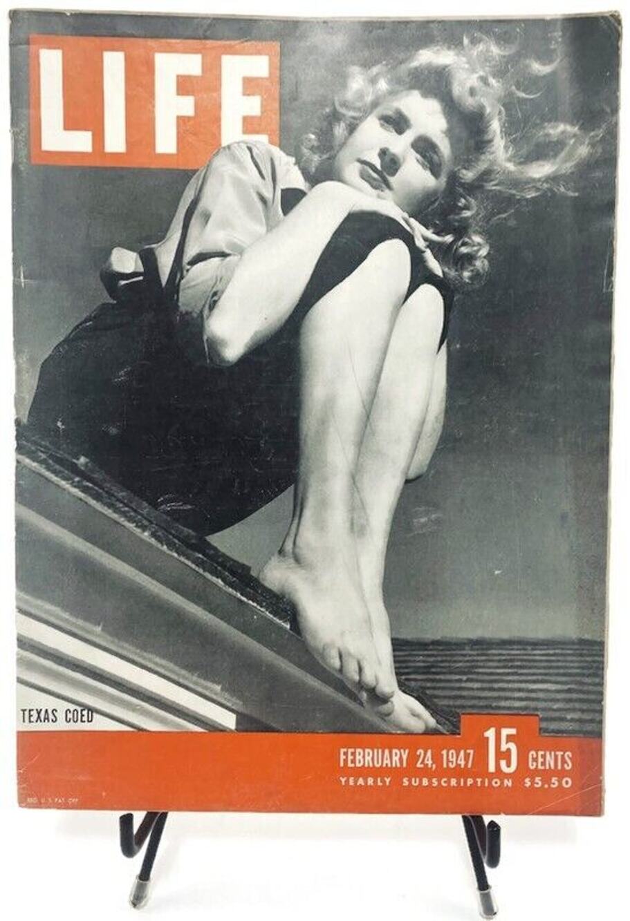 LIFE Magazine Feb 24 1947 Texas Coed Gay Braun Cover College Fashions